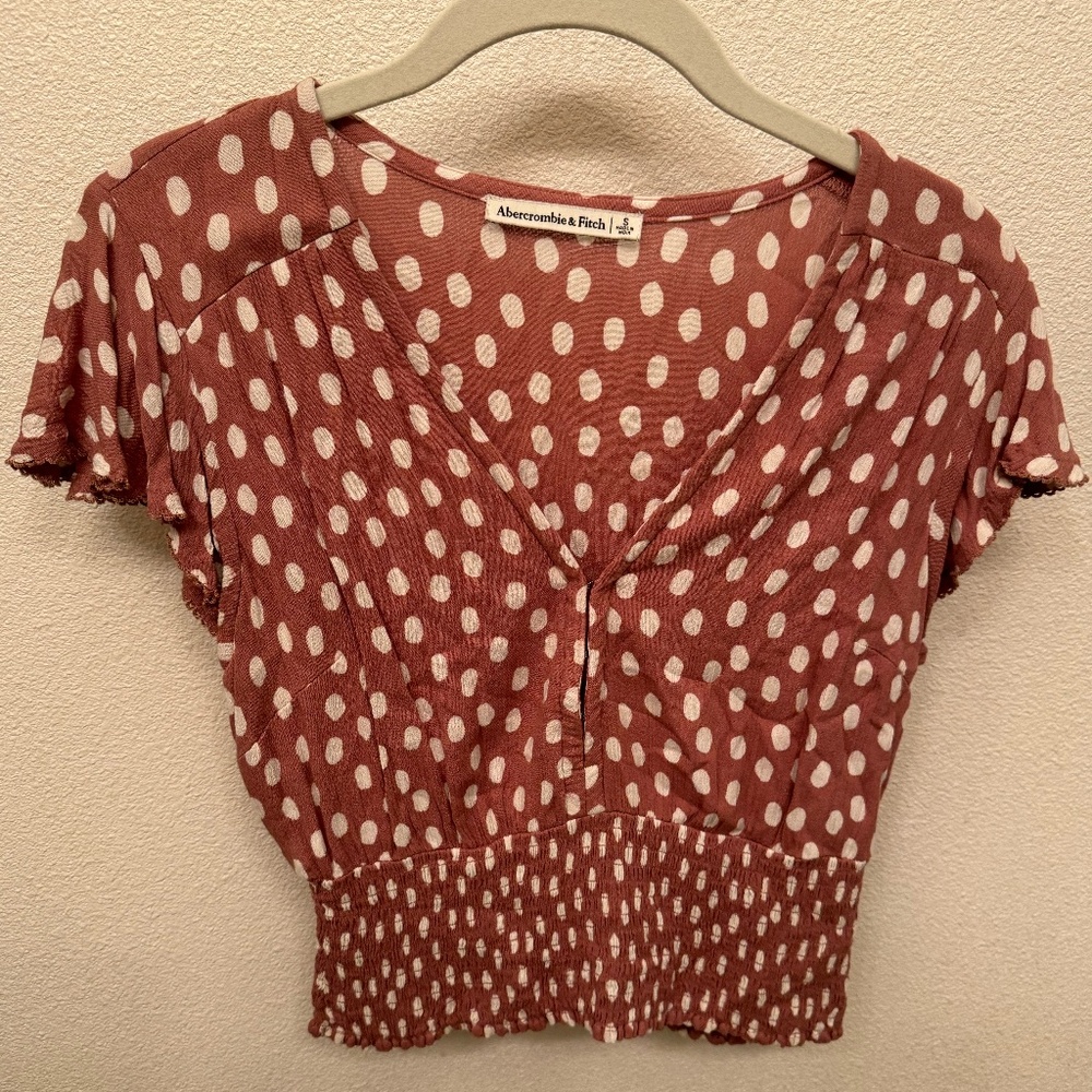 Abercrombie & Fitch Polka Dot Shirt